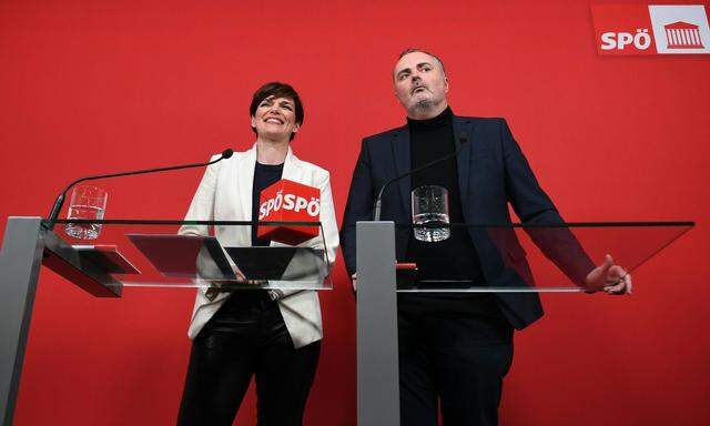 Archivaufnahme von 2020: SPÖ-Chefin Pamela Rendi-Wagner und der Landeshauptmann Hans Peter Doskozil