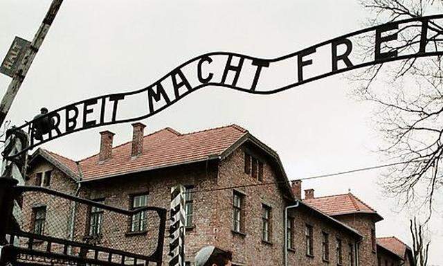 AuschwitzSchild gestohlen Rechtsextremist verurteilt