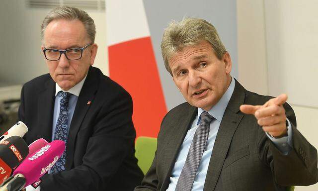 AK-Präsident Rudolf Kaske und ÖGB-Präsident Erich Foglar