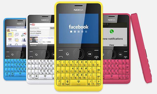 Nokia Asha 210: Tastaturhandy mit 44 Tagen Akkulaufzeit