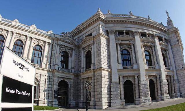 A general view of Austria´s historic Burgtheater theatre in Vienna