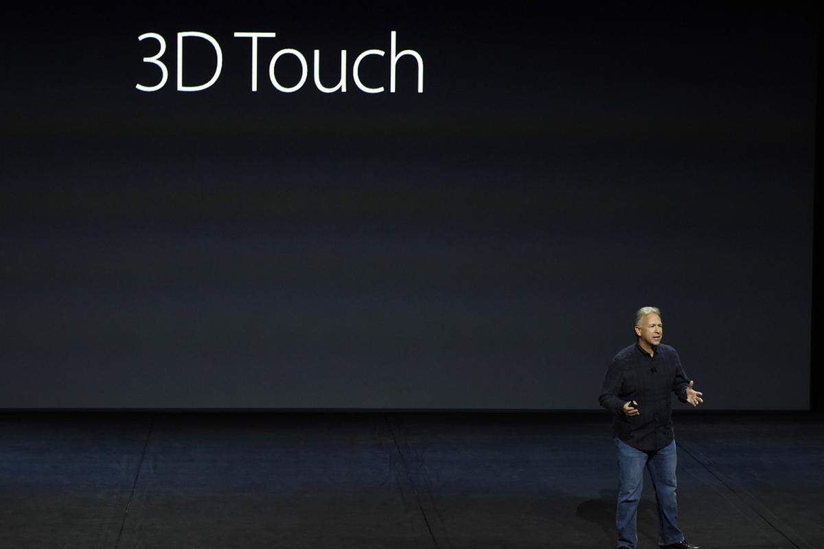 Eine Neuerung ist auch das berührungsempfindliche Display. Bei Apple "3D-Touch" genannt, wurde Multitasking bei Apple groß geschrieben. Durch längeres Drücken beziehungsweise gedrückt halten, lassen sich neue Befehle eingeben.