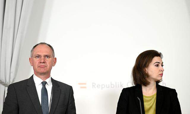Ein Bild ohne Freimaurer: Innenminister Gerhard Karner und Justizministerin Alma Zadić verneinen eine Mitgliedschaft.