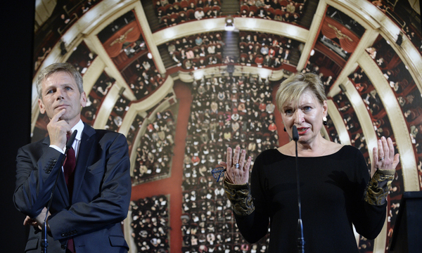 PK ´PR�SENTATION DER NEUEN BURGTHEATER-DIREKTION´: OSTERMAYER / BERGMANN