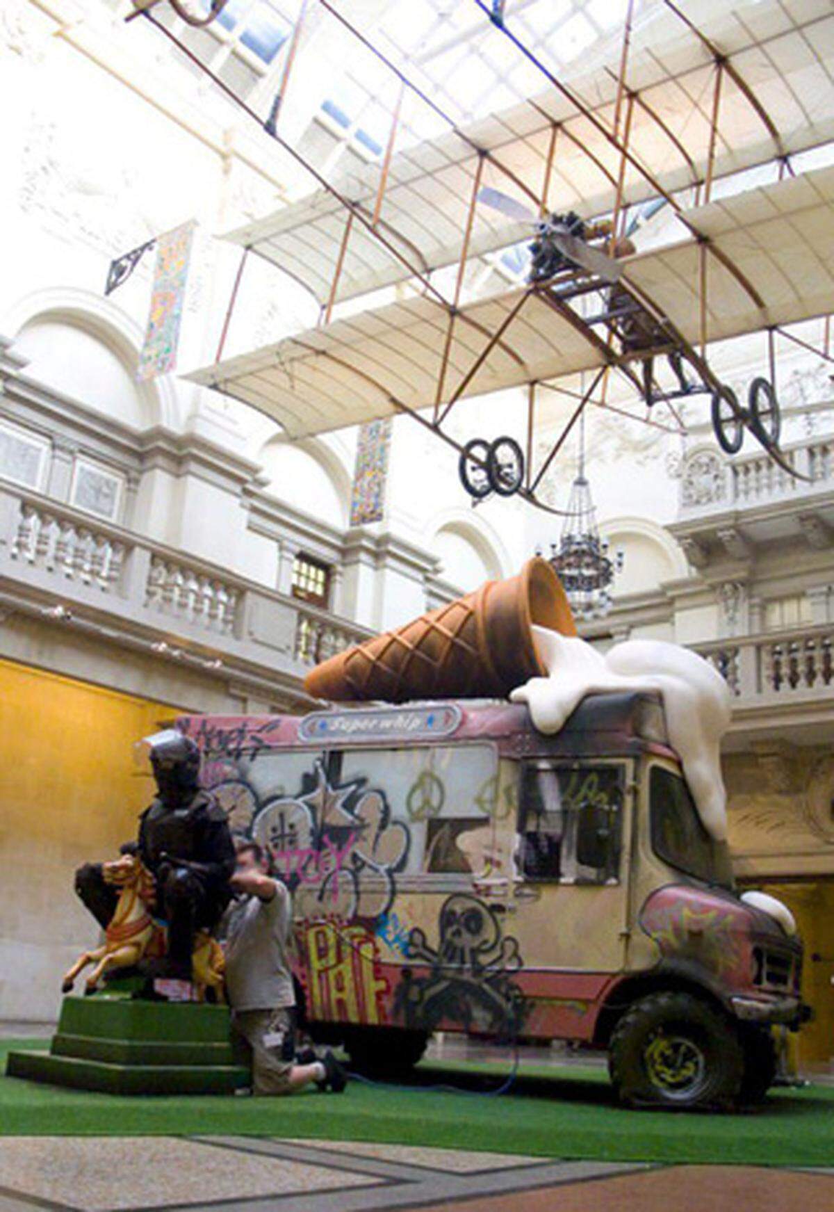 Eine Banksy-Ausstellung im Bristol City Museum war im 2009 der absolute Publikumsmagnet.