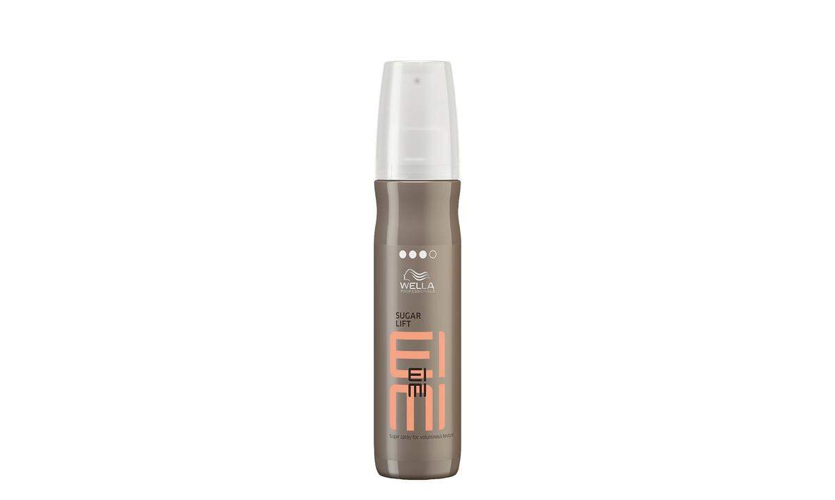 Für schnelles Volumen soll der "Sugar Lift"-Zuckerspray aus der EIMI-Stylingkollektion von Wella sorgen (18 €).