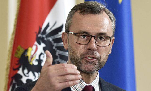 Infrastrukturminister Norbert Hofer (FPÖ) 