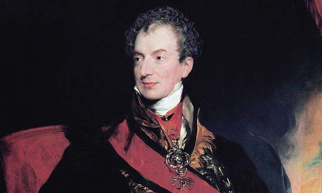 Prince Klemens von Metternich 1773 � 1859 German born Austrian politician and statesman Portrait o