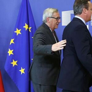 Kommissionpräsident Jean-Claude Juncker mit dem Noch-Premierminister des Vereinigten Königreichs, David Cameron.