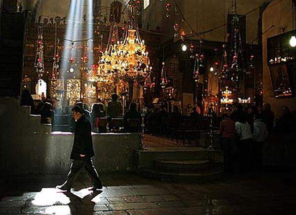 Papst Benedikt XVI. könnte 2008 das heilige Land besuchen und dabei auch nach Bethlehem, das inmitten des Palästinenser-Gebiets liegt, reisen.