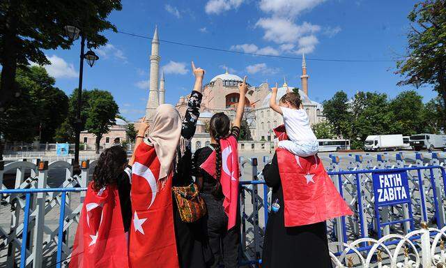 Turkey s President Recep Tayyip Erdogan announced the decision after a court annulled the site s museum status. Built 1
