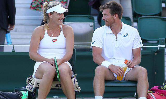 Auf dem Platz von Wimbledon gab es für Timea Babos und Alexander Peya weniger zu lachen.