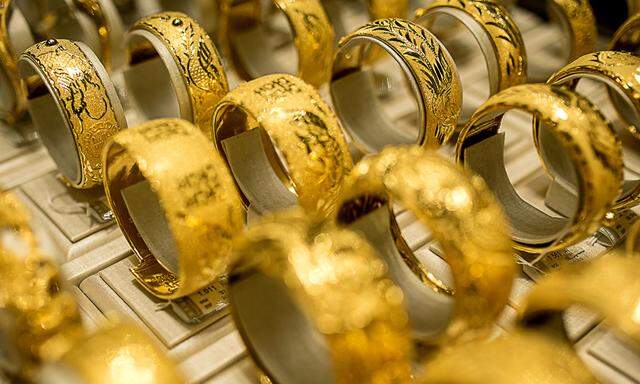 Inside A Chow Tai Fook Jewellery Group Ltd. Store Ahead Of Lunar New Year