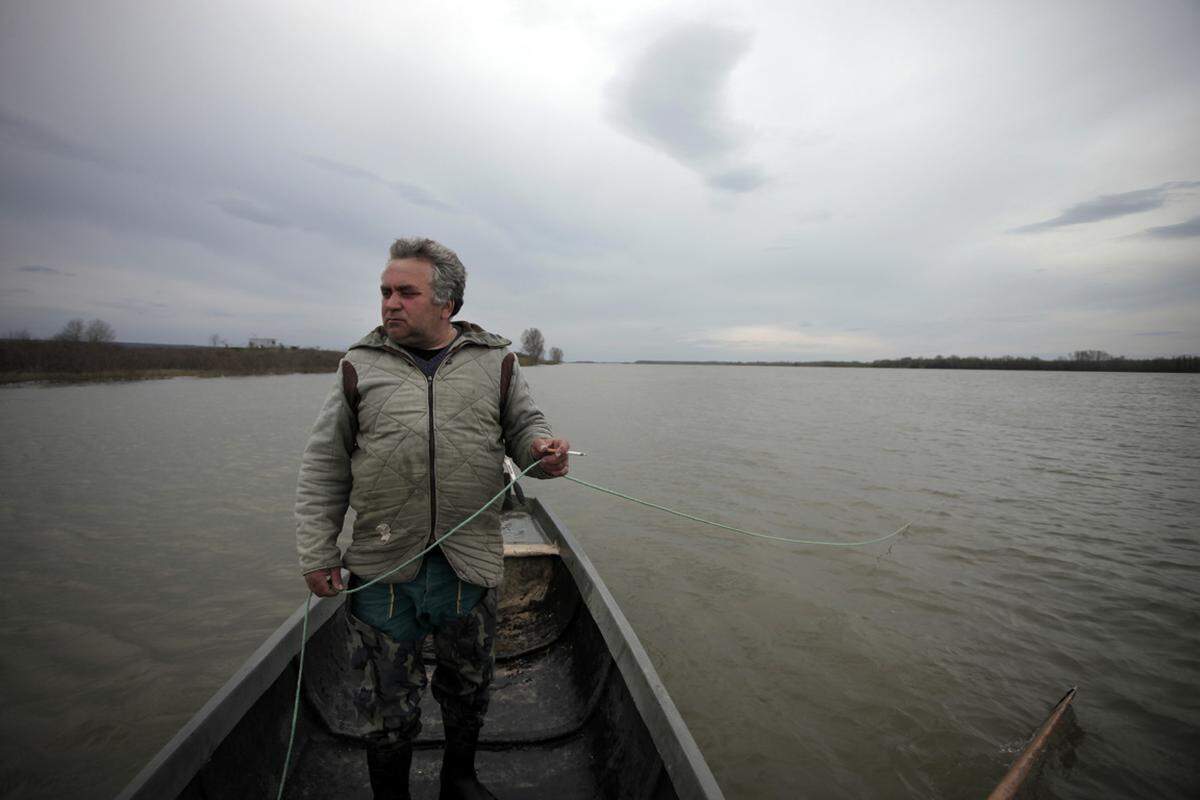 Ob sie bei ihrer zweiten Ausfahrt mehr Glück haben? Walentin Wojkow wartet wieder darauf, dass die Fische ins Netz gehen. Er sagt, dass dieser Tage aus der Donau nicht viel zu holen sei; das Wasser sei zu kalt. Und seit dem 15. April herrscht Fangverbot, da die Laichperiode der Fische beginnnt. Erst Mitte Mai ist das Fischen dann wieder erlaubt.