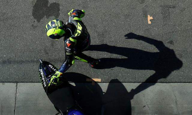Nur noch ein Schatten seiner selbst? Motorradikone Valentino Rossi.
