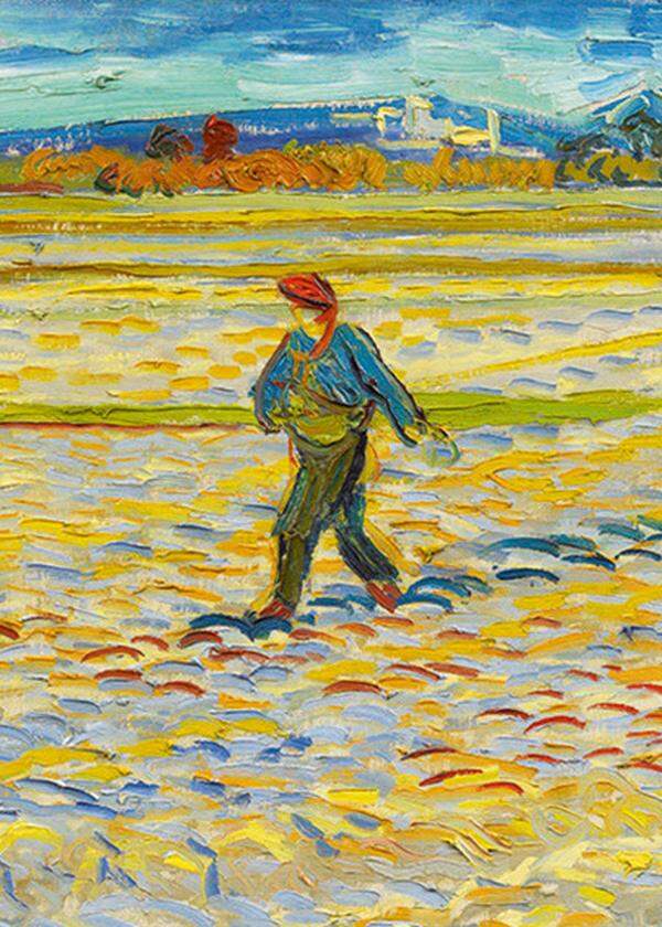 Eines der Hauptwerke der Sammlung Hahnloser: „Der Sämann“ von Vincent van Gogh, 1888.  