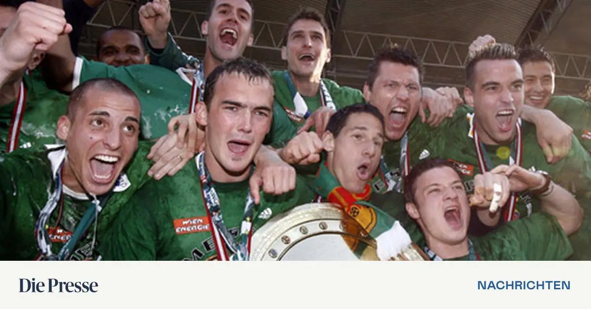 Fußball-Meister Rapid: Geiles Gefühl bei Kaffee und Kuchen – DiePresse.com