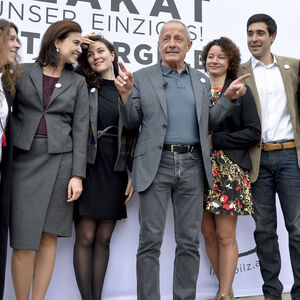 Spitzenkandidat Peter Pilz (M) und weitere Listenkandidaten