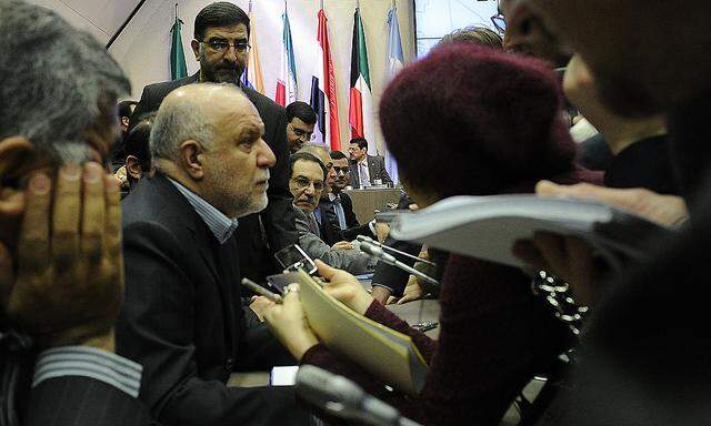 Belagert: Irans Ölminister Bijan Namdar Zangeneh in Wien