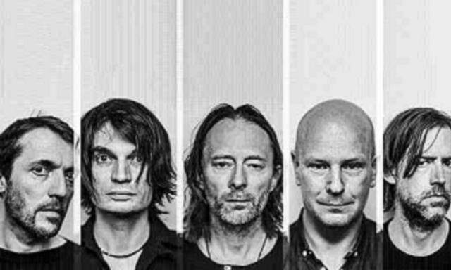 Fünf Briten in ihren späten Vierzigern – auf dem einzigen Foto, das zum neuen Radiohead-Album erschienen ist. In der Mitte: Thom Yorke.