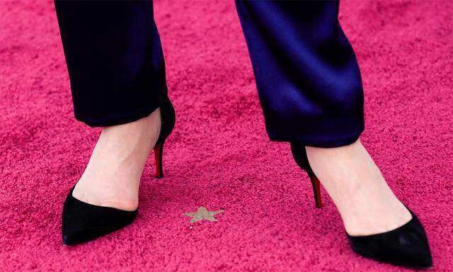 Ein Blick auf das Schuhwerk von Glenn Close.