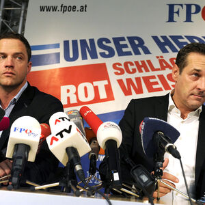 Johannes Gudenus und Heinz-Christian Strache brachten die Regierung zu Fall