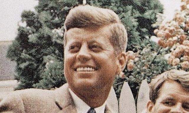 FILE - This undated file photo shows the Kennedy brothers, John F. Kennedy, left, Robert Kennedy, and