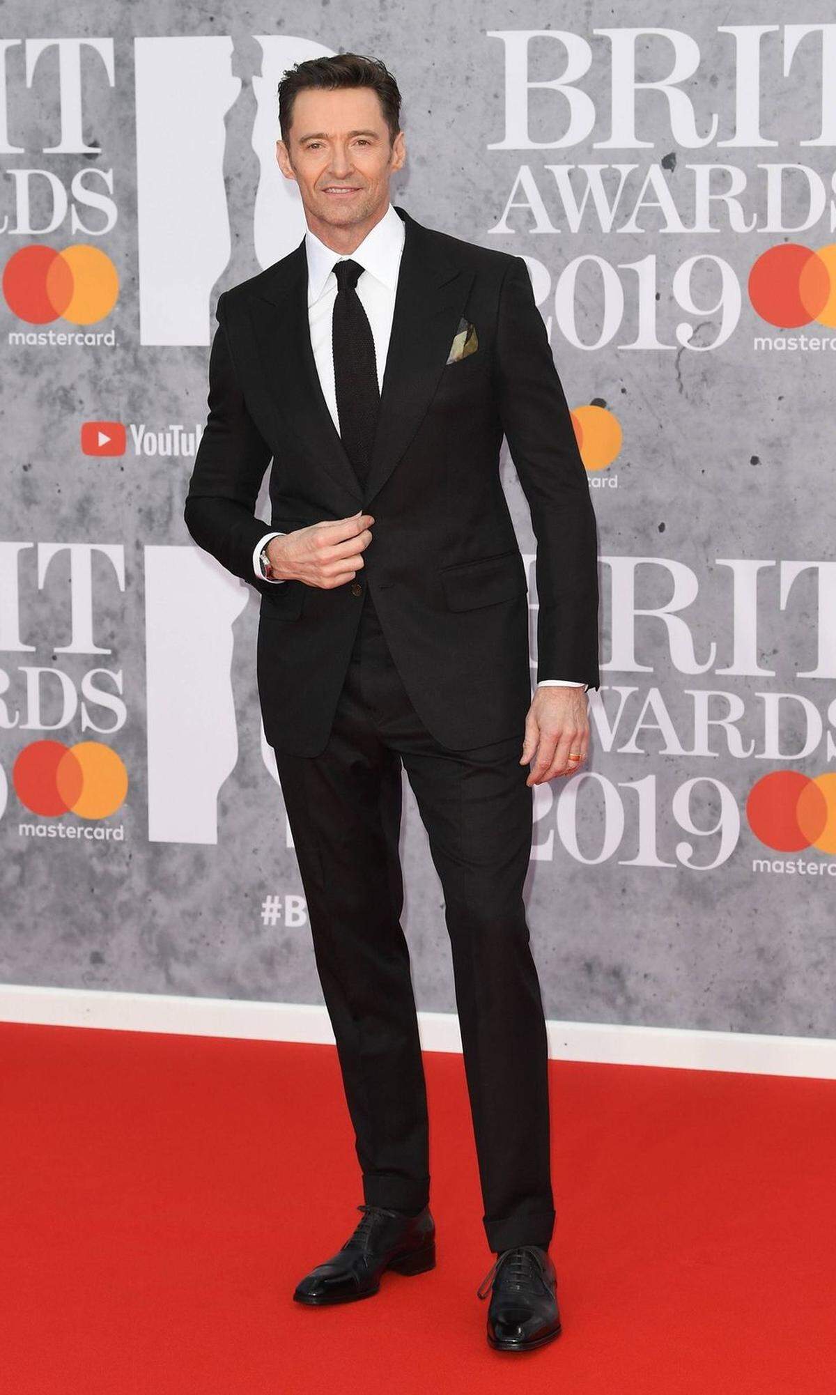 Hollywoodzauber ohne Ecken und Kanten brachte Hugh Jackman zu den Brit Awards 2019.