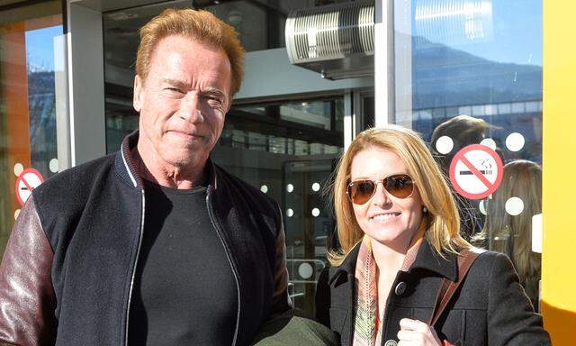 Arnold Schwarzenegger und Heather Milligan.