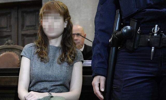 Estibaliz C. bei ihrem dritten Prozesstag im Wiener Straflandesgericht