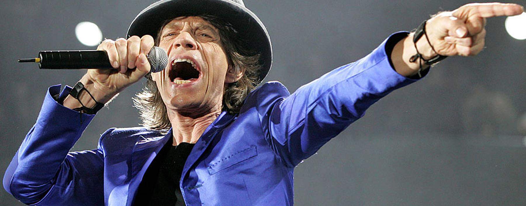 The Rolling Stones Mick Jagger performs at Frank Clair Stadium in Ottawa.