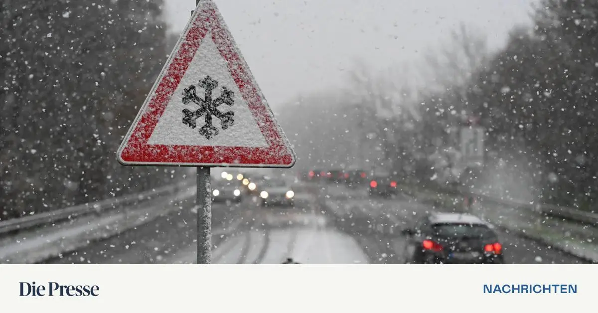 Glatteisgefahr: Eisregen steht im Großteil Österreichs bevor ...