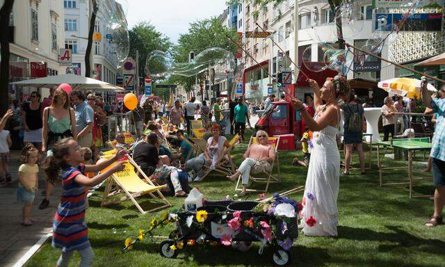 So gut besuchte Straßenfeste wie 2015, als die Mariahilfer Straße neu eröffnet wurde, wird es heuer kaum geben.