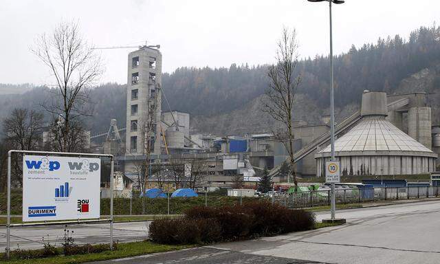 Zementwerk der Firma Wietersdorfer in Klein Sankt Paul.