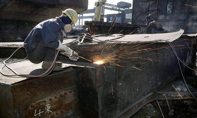 Symbolbild: Stahlarbeiter 