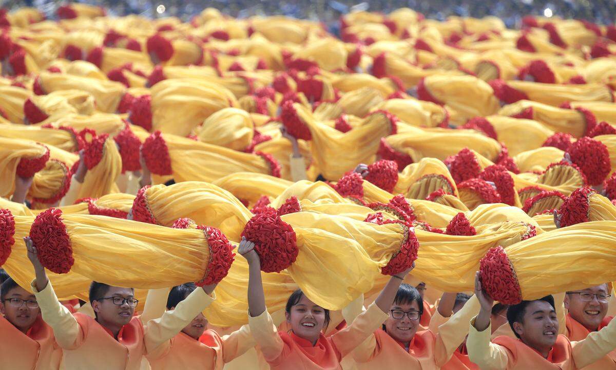 Weitere Bilder von der Parade in Peking.