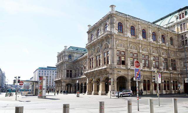 Archivbild vom 16. März - dem Beginn einer langen Durstrecke mit kleinen Unterbrechungen für den Kulturbetrieb und die Wiener Staatsoper.