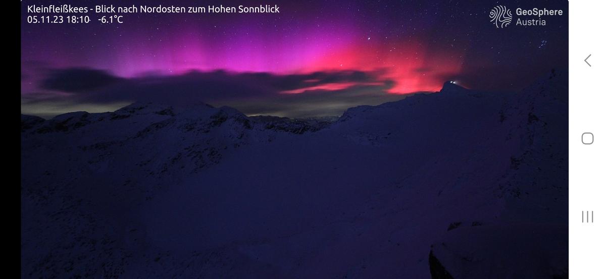 Eine Aufnahme von Geosphere Austria aus Kleinfleißkees im Nationalpark Hohe Tauern.