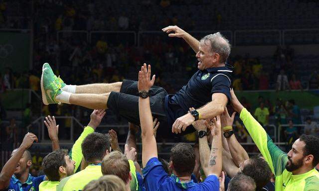 Brasiliens Trainer Bernardo Rezende