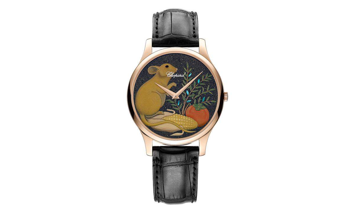 Chopard „L.U.C XP Urushi Year Of The Rat". Für das Zifferblatt hat Chopard ...