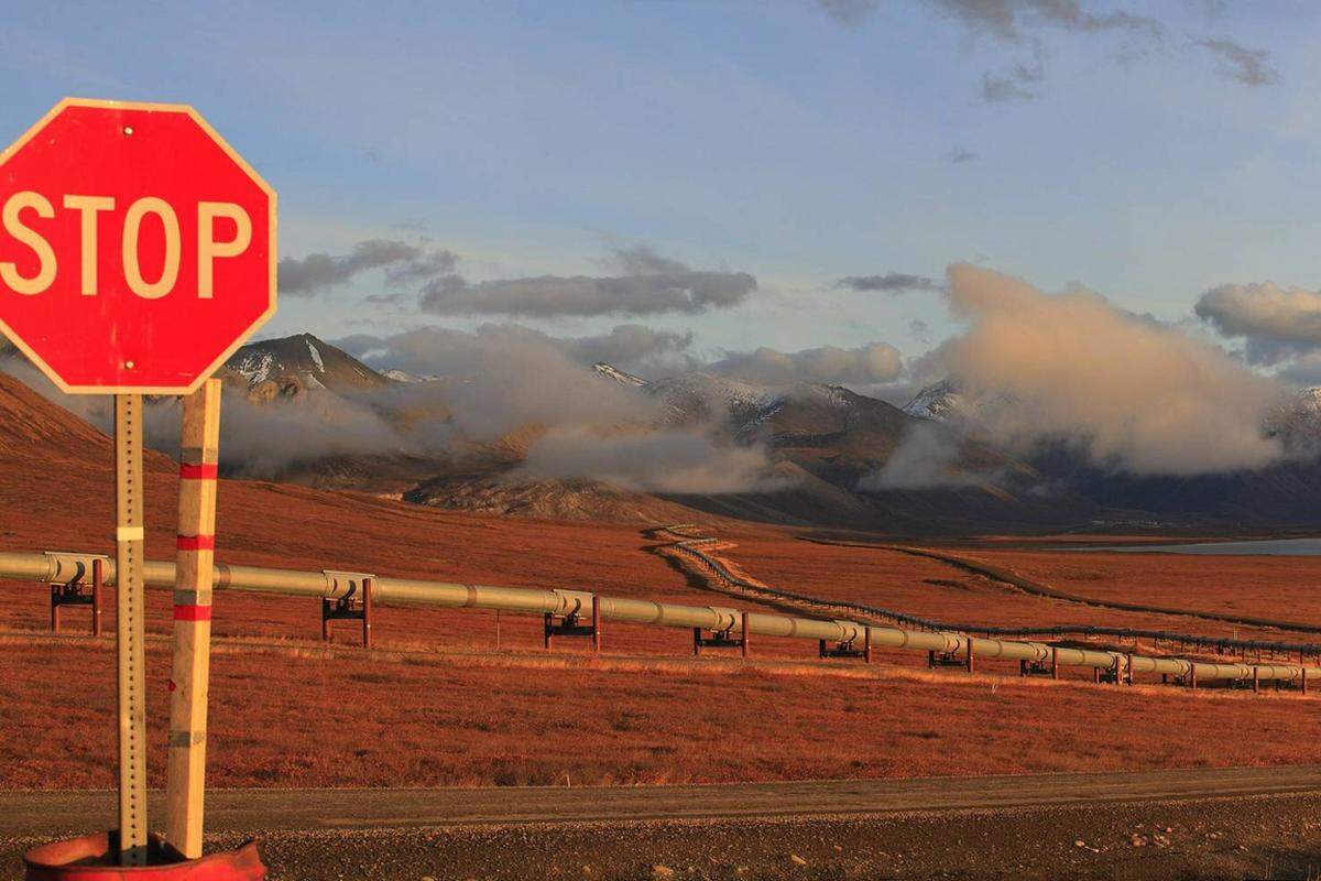 Es gibt so ziemlich nichts, vor dem am Dalton Highway nicht gewarnt wird: Steinschlag, Schlaglöcher, Wildwechsel, plötzliche Winde, Eis, gefährliche Tiere, enge Kurven und mehr. Was sich so selbstsicher Highway nennt, ist eine in weiten Teilen unbefestigte Straße, abseits aller menschlicher Behausungen und fast nur von verwegenen Truckern befahren.