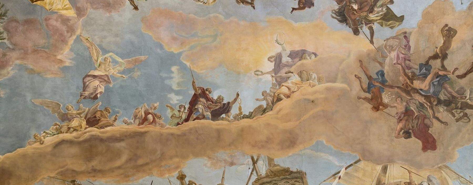 Von den Lastern gelöst auf dem Weg zur Tugend: der Läuterungsprozess des jungen Helden, dargestellt von Sebastiano Ricci. 