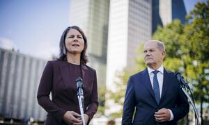 Deutschlands Außenministerin Annalena Baerbock wurde von Kanzler Olaf Scholz in Sachen EU-Asylreform überstimmt.