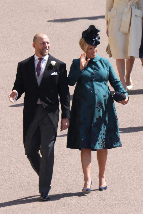 Prinz Harrys Cousine Zara Phillips und Ehemann Mike Tindall.    