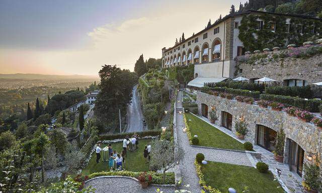 In Florenz und auf den Hügeln: die Belmond-Villa San Michele; die Fassade wird gar Michelangelo zugeschrieben.