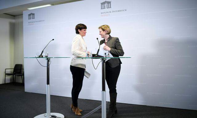 Pamela Rendi-Wagner (SPÖ) und Beate Meinl-Reisinger (Neos)
