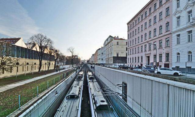 Gleistrasse, früher Wiener Neustädter Kanal, Wien Landstraße.