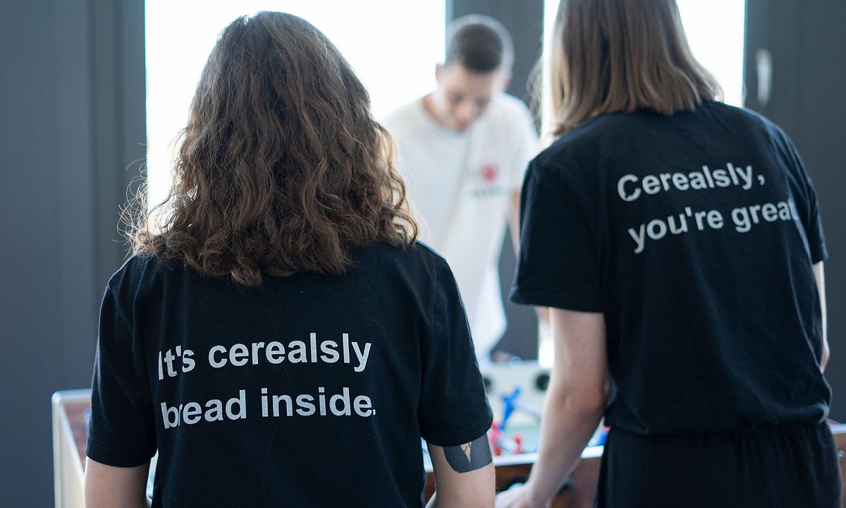 Team rund um das Start-up Brüsli