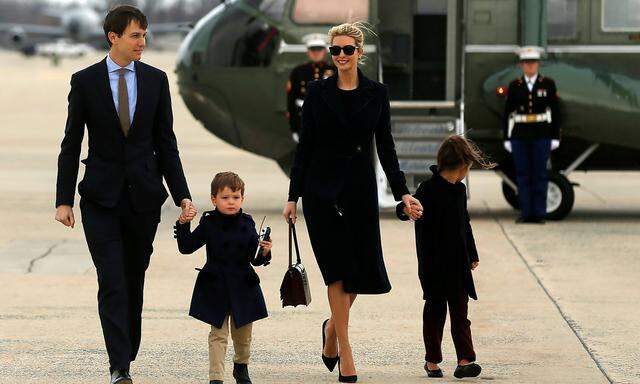 Kushner mit seiner Familie.
