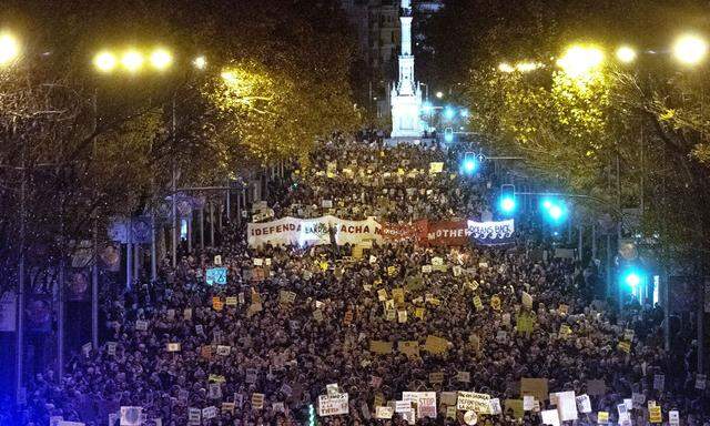 In Madrid fand die größte Klimademonstration statt, die es in Spanien je gegeben hat.